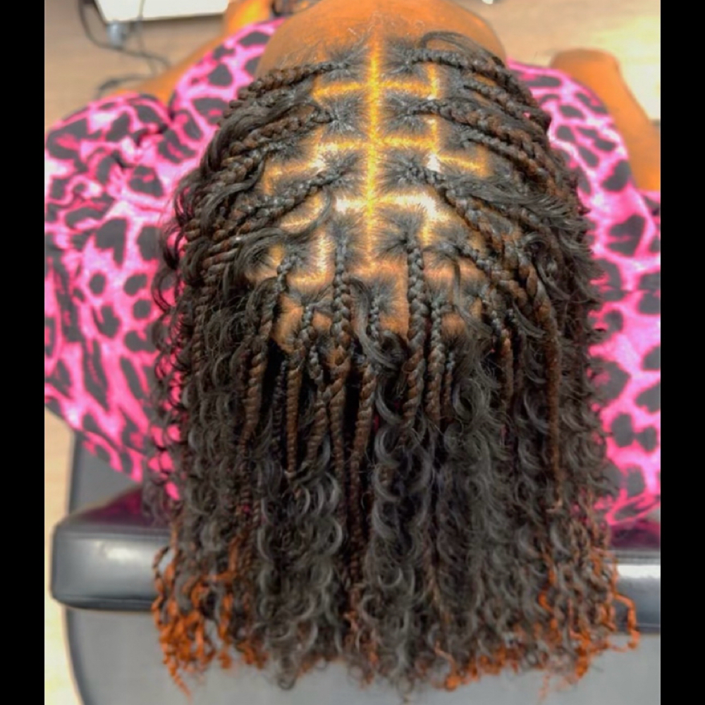 Boho Bob Island/Senegalese Twist at Angel's Hair Salon in Kansas City, MO