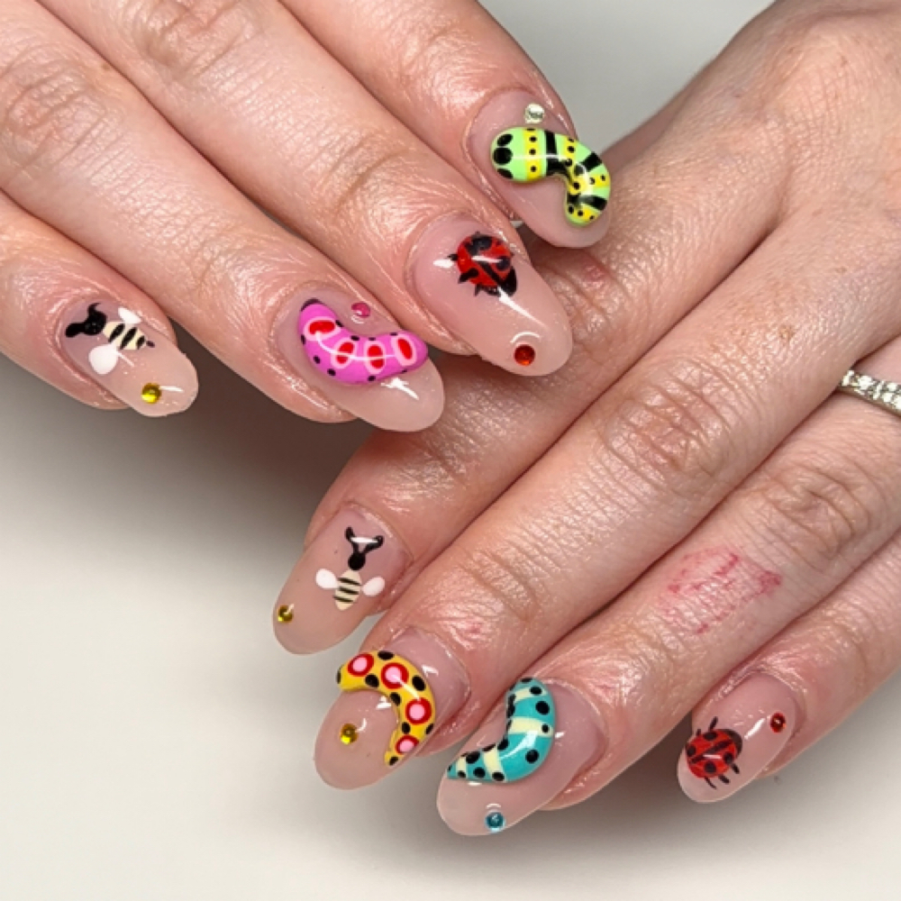gel x full set at nailssxalaynaa in Hamilton, OH