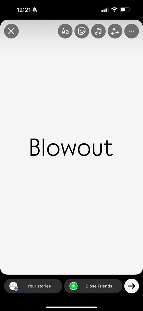 Blowout Styling