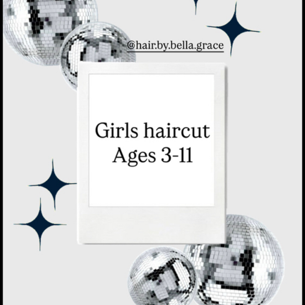 Girls Haircut Ages 3-12 at BOLD Beauty Bar & Extensions in Norwalk, OH
