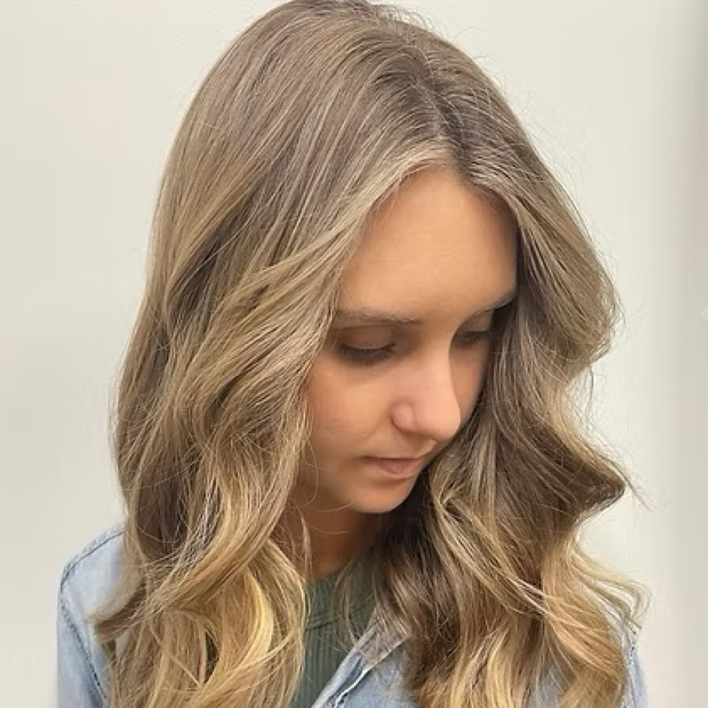 Custom Grey Blending at Wild Roots Hair Studio in Solana Beach, CA