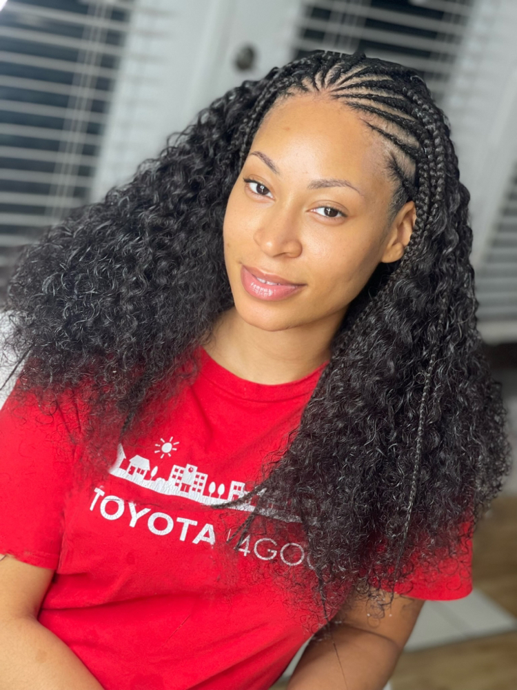 Half Feed Ins/Half SewN