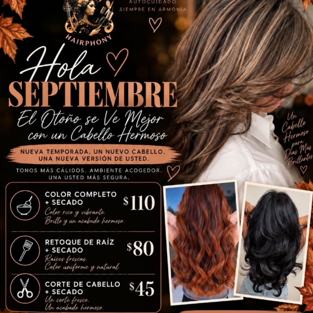 Especiales De Septiembre at Perfect Hairphony in Waco, TX