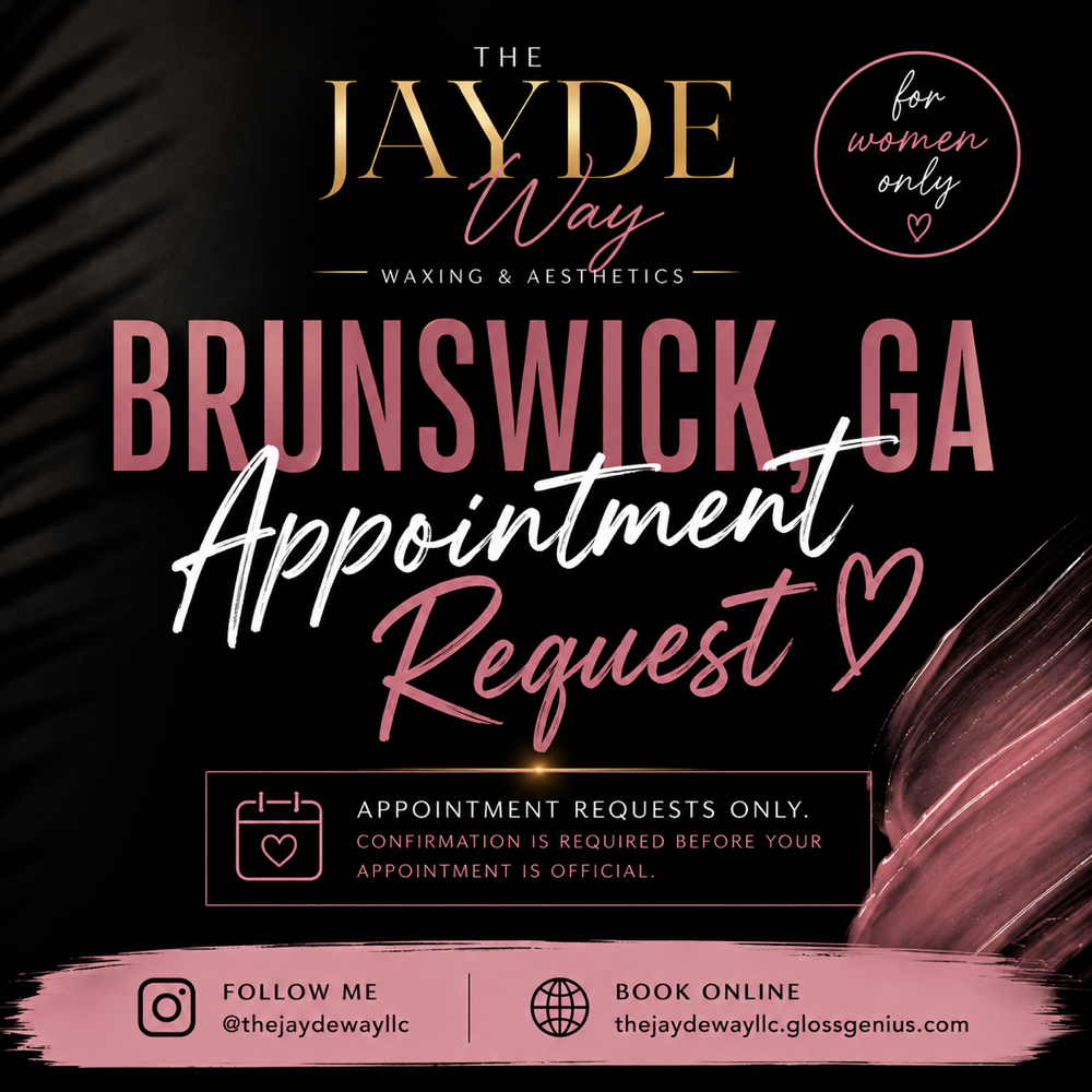 BRUNSWICK APPOINTMENTS 🍯🐝 at The Jayde Way in Savannah, GA