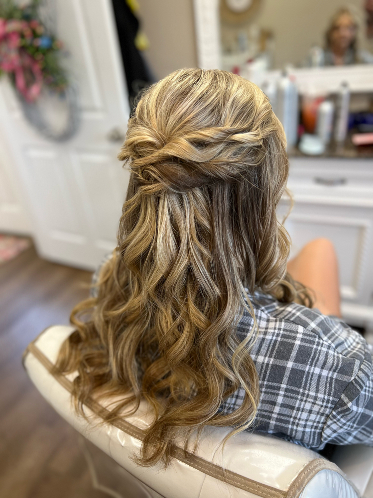 Special Event Hair Half Up