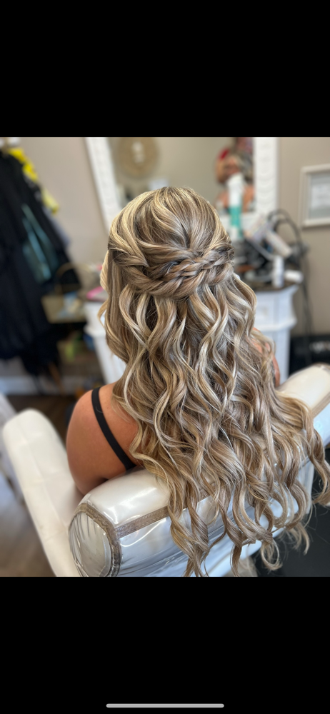 Special Event Hair Half Up