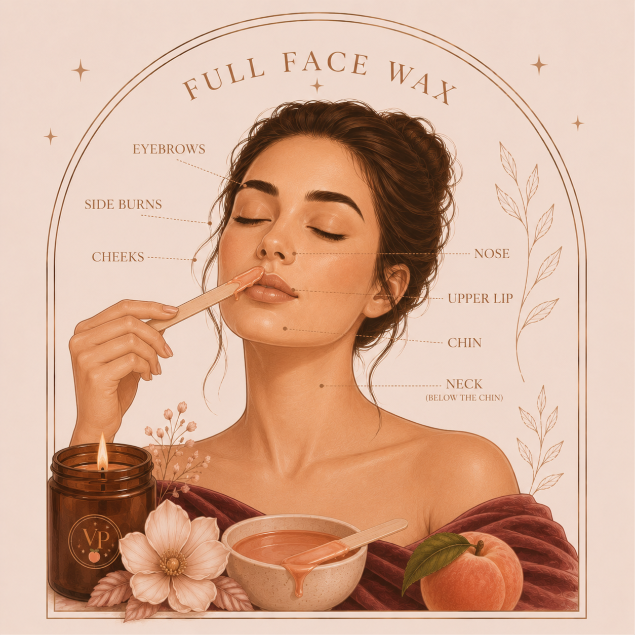 Full Face at Gina’s Velvet Peach Studio LLC in Evanston, IL