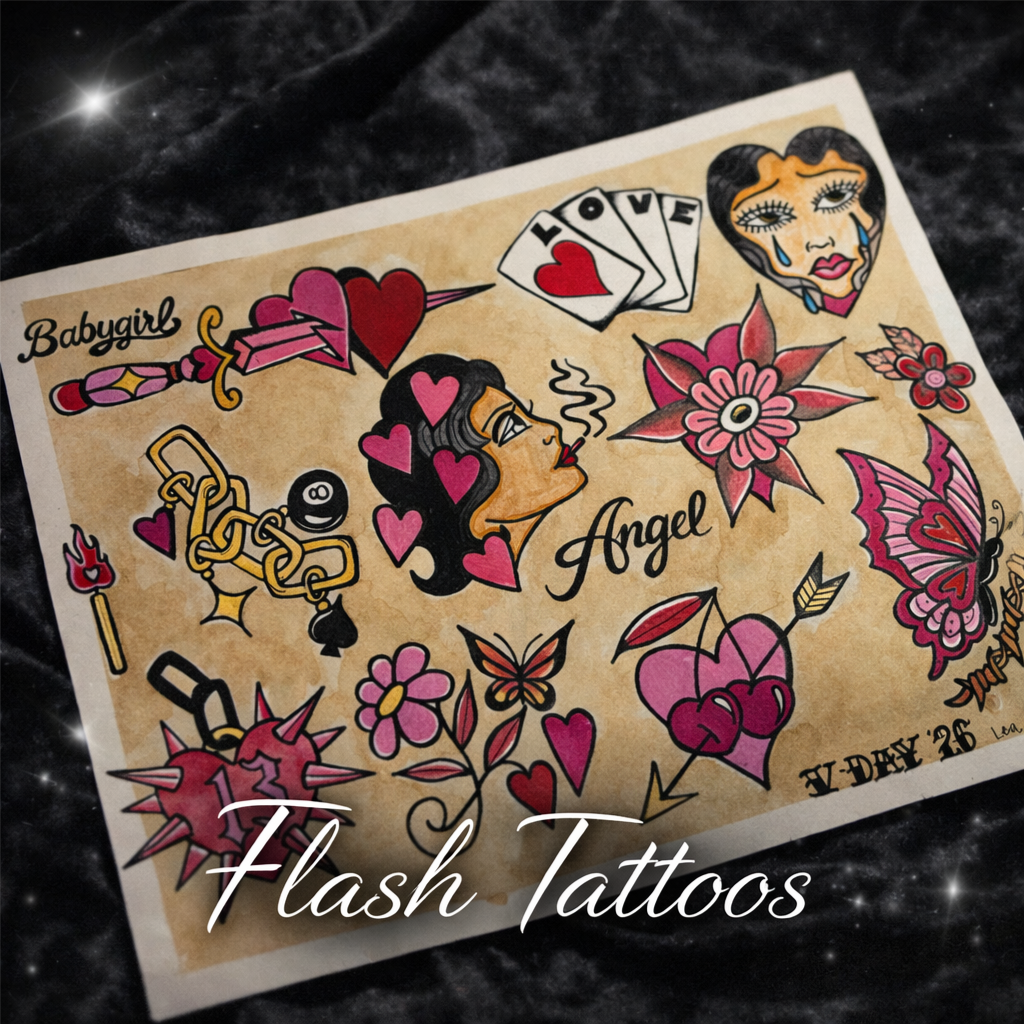 Flash Tattoos at Lea Davis in Lincoln, NE