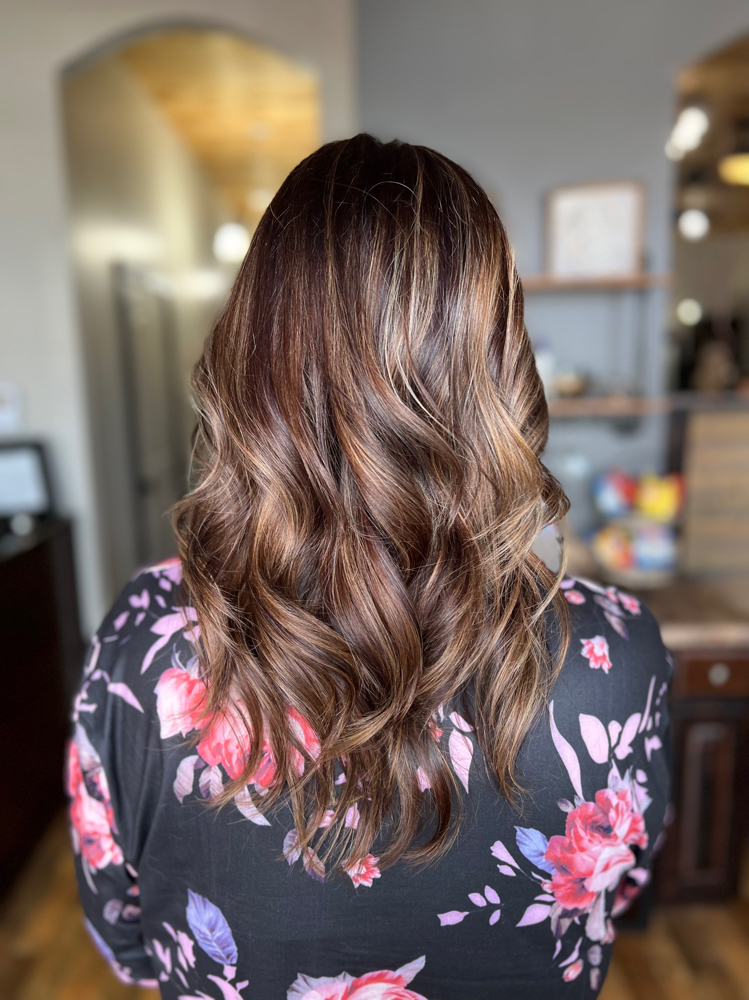 Root touch up w/ High/Lowlights