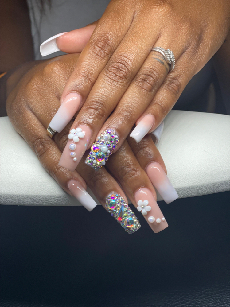 One Full Blinged Out Nail