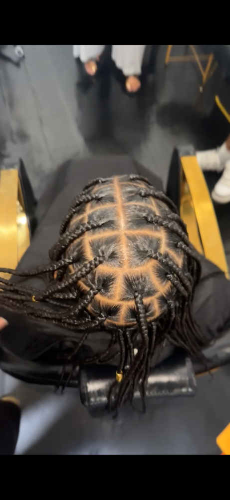 Medium Knotless Braids