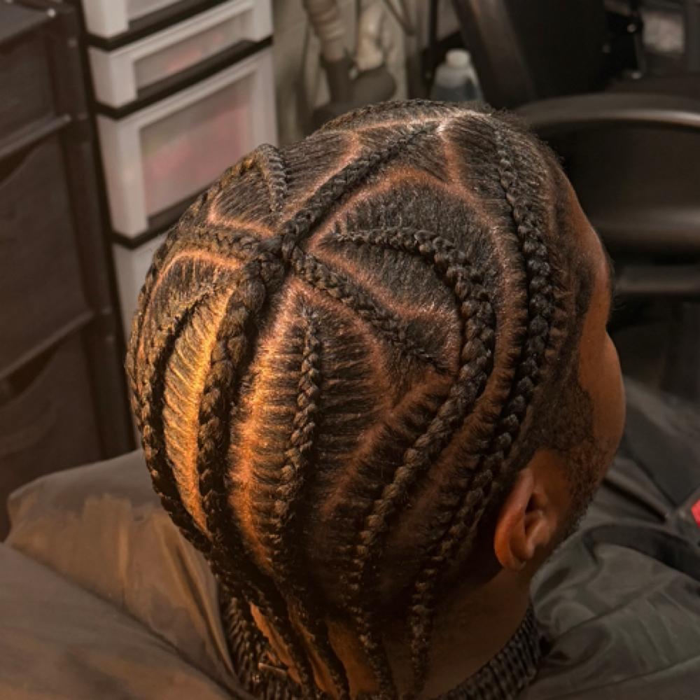 Crome Heart Stitch Braids at DivasButterflyBeautyLLC 🧡 in Detroit, MI
