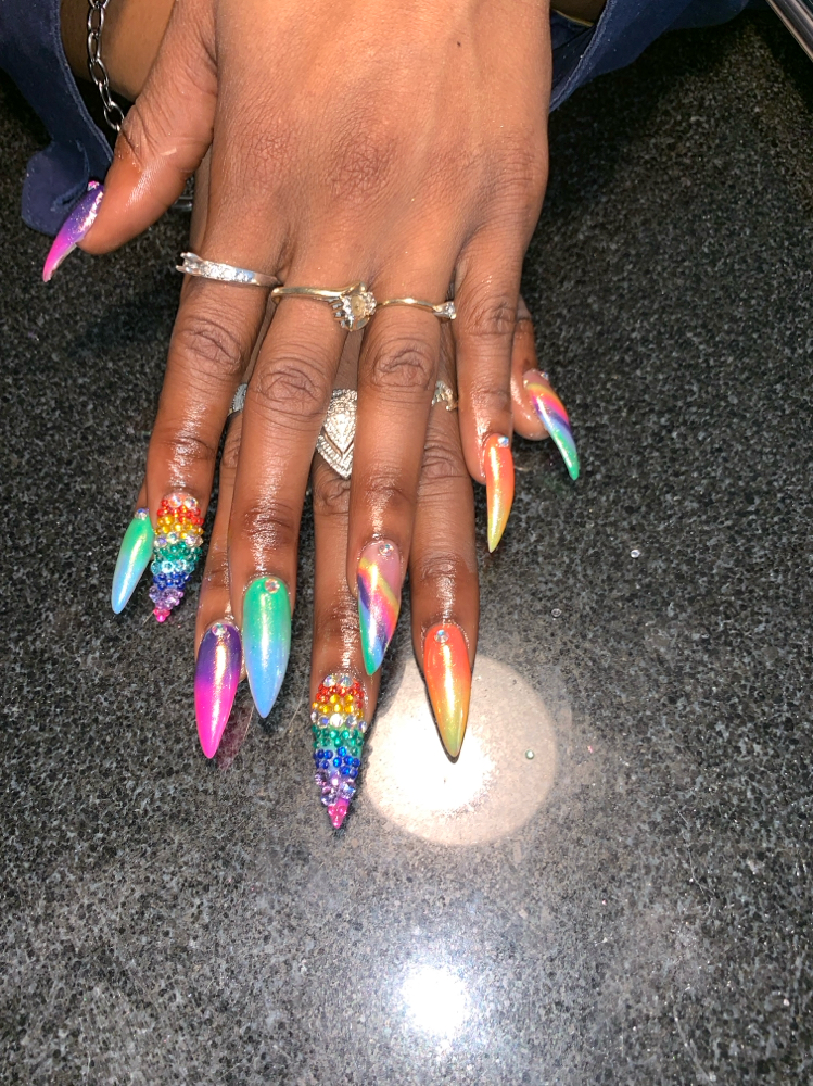 Pastel Gradient Nails