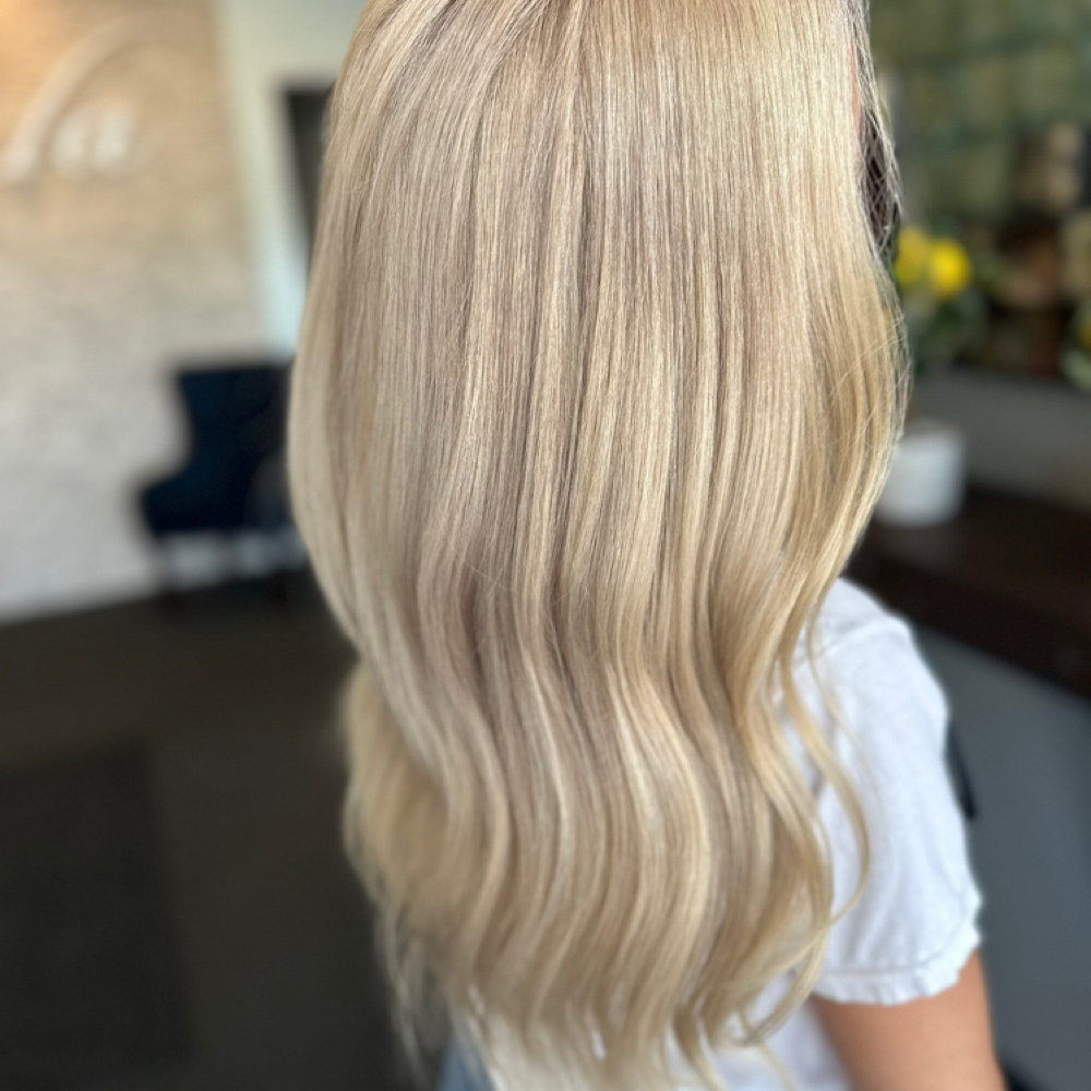 All Over Blonding at Happy Hair Co. in Springfield, MO