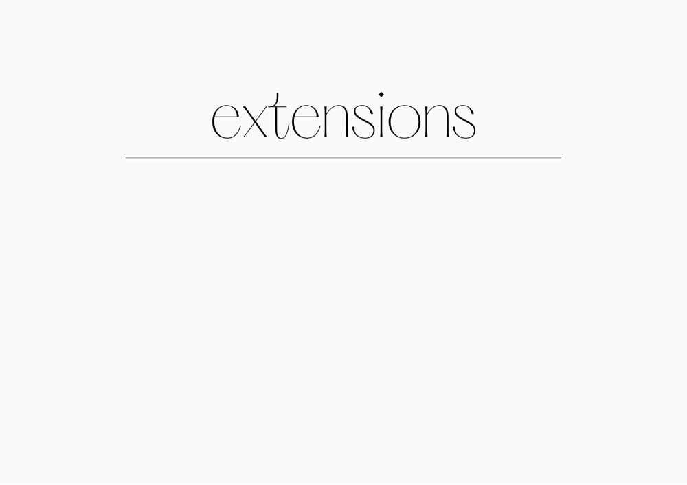 Extensions consult