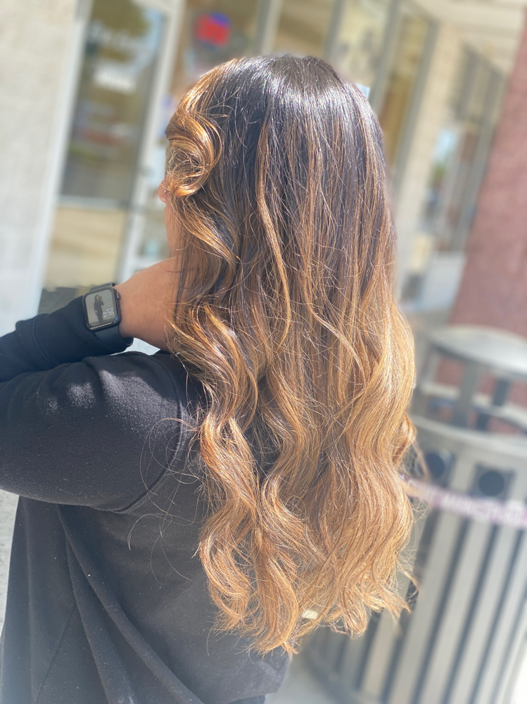Full Balayage at Amber Leigh’s Hair Studio in Levittown, PA