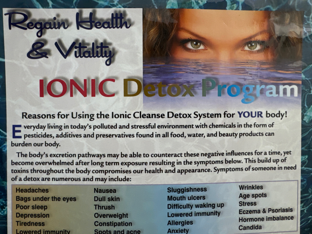 Foot detox at Suite C Beauty Bar in Ripley, OH