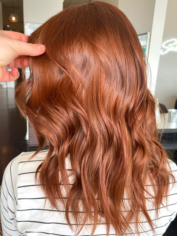 One Process Color with Blowdry