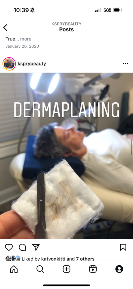 Dermaplaning Added To Any Facial
