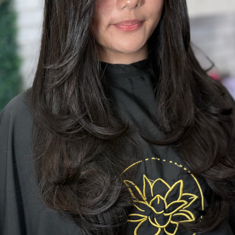 Hair Cut at Lotus Hair Salon in Northridge, CA