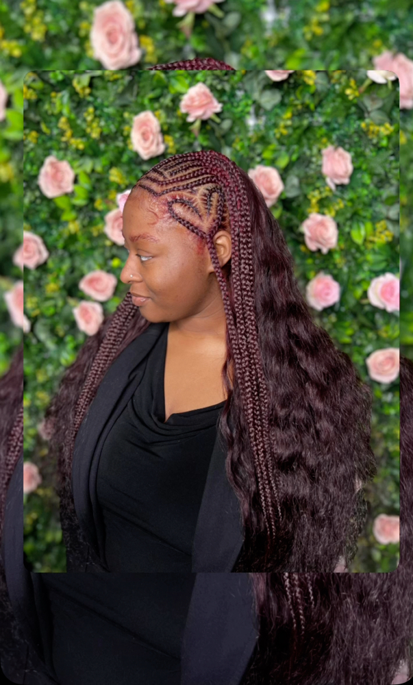 Sew In W/ Fulani Braids