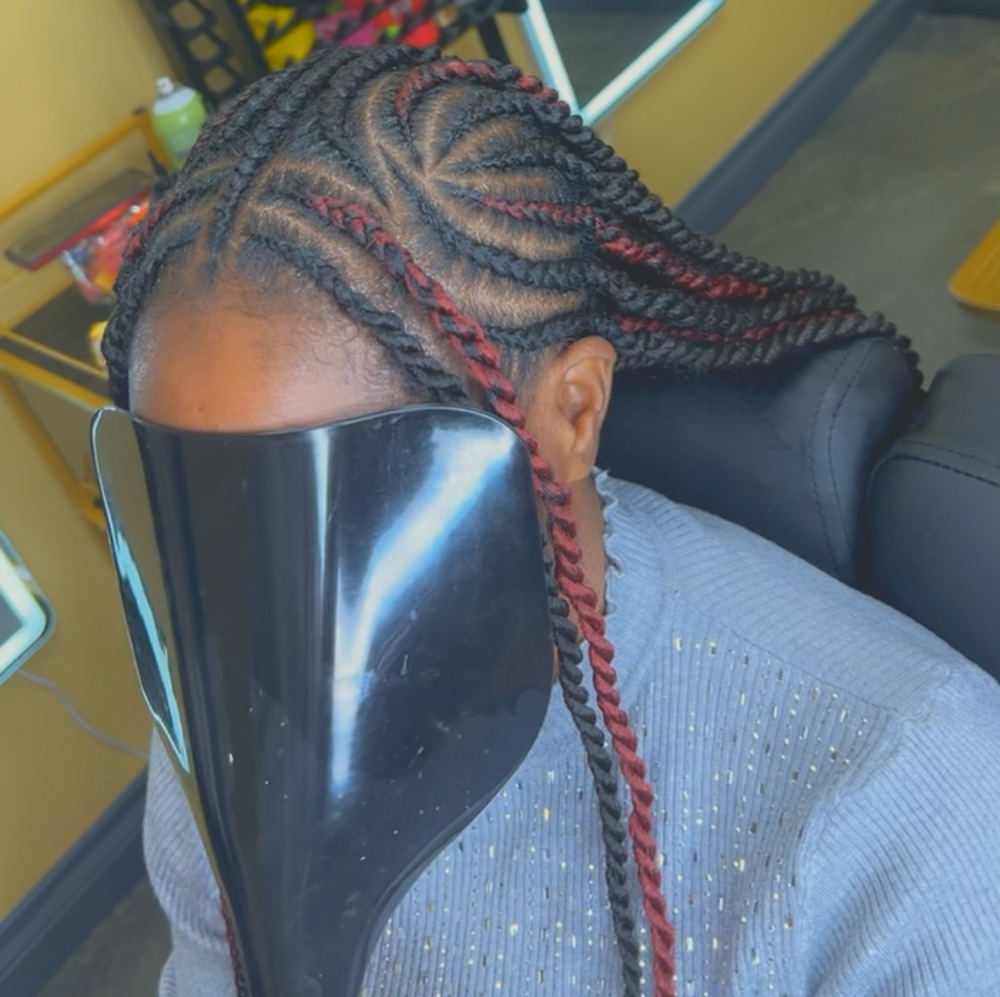 Medium Fulani Braids