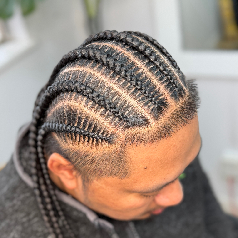 6 Braids (LOW FADE)