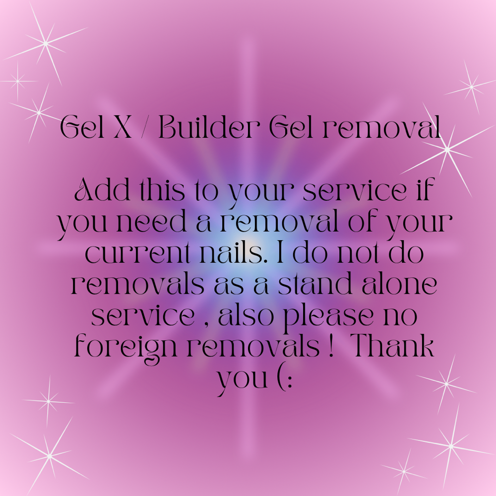 Gel X / Builder Gel Removal