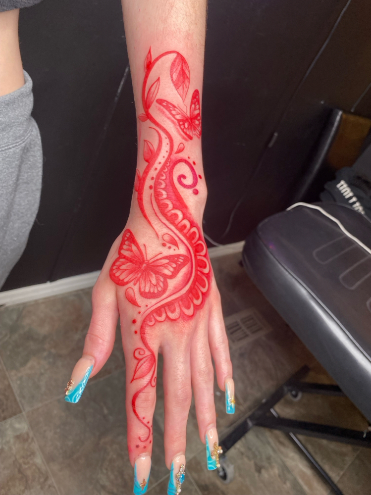 Hand tattoo (full color)