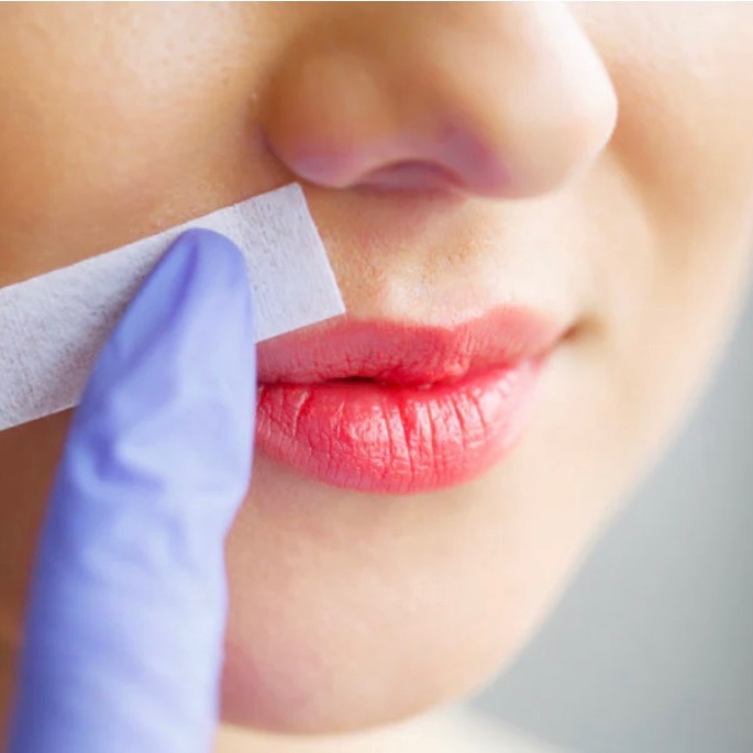 Chin + Lip Wax at Polished Nail + Beauty Bar in Marion, NC