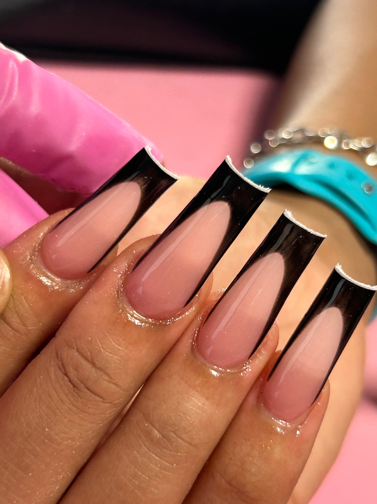 French Tip at Nail Addict BLVD in Cincinnati, OH