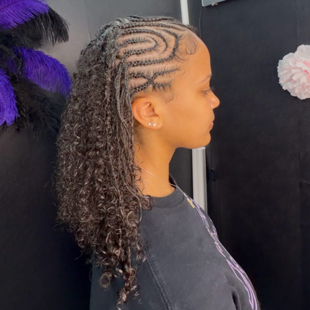 Natural Fulani Braids at Taylored Image in Delmar, DE