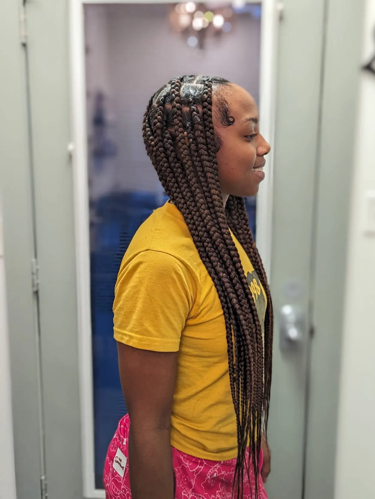 Knotless Large Waist Length