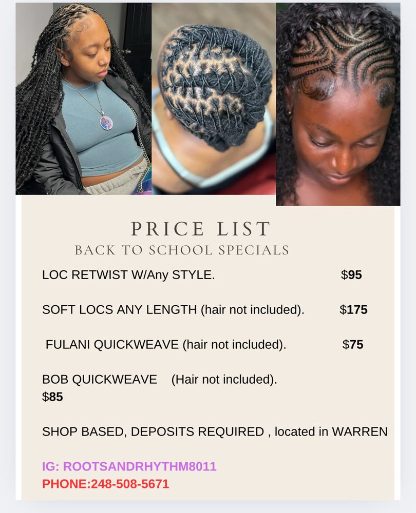 Back To School Specials