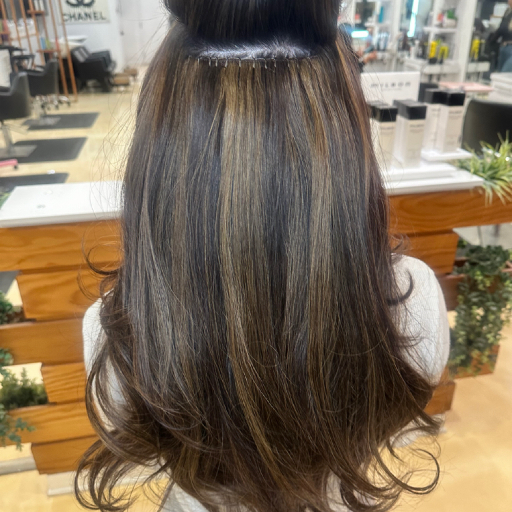 Extension Removal at Único Hair Studio in Fullerton, CA