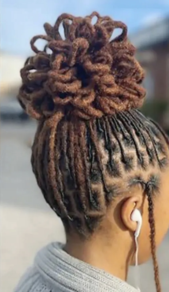 Loc Petal Bun Only No Retwist