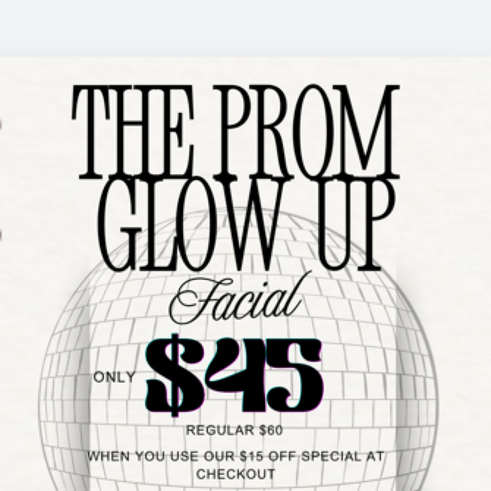 The Prom Glow Up Facial ✨🎓 at Tranquility Skin Care Studio in Hewitt, TX