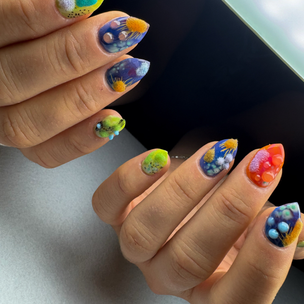 Gel Overlay/fill: Dealers Choice at Nail Wizardd in Bucyrus, OH