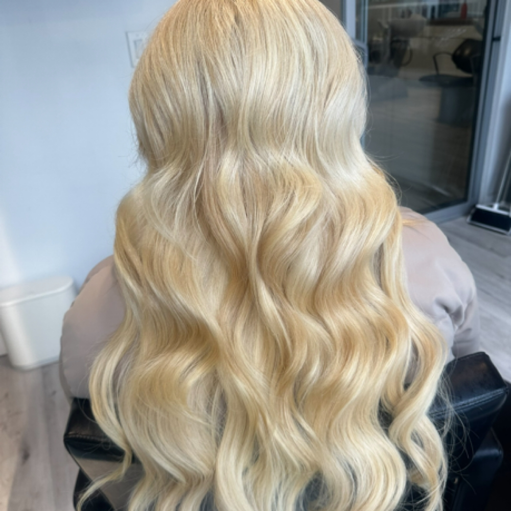 Extensions Consultation at Avec Amour Hair Studio in San Diego, CA