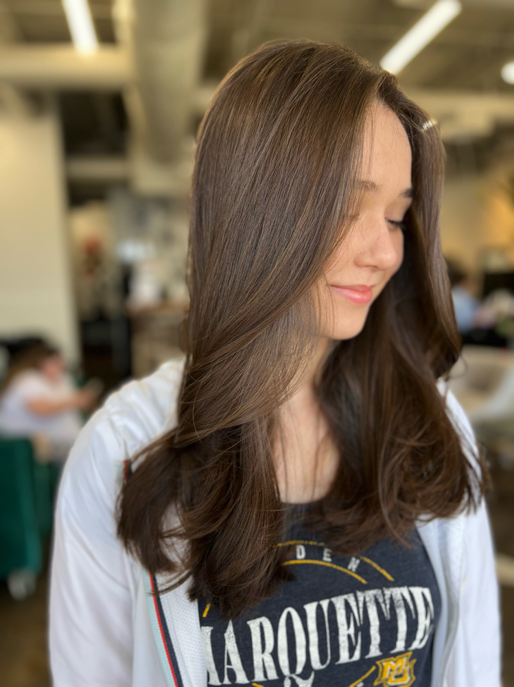 Blow Out / Style at M P studio in Houston, TX