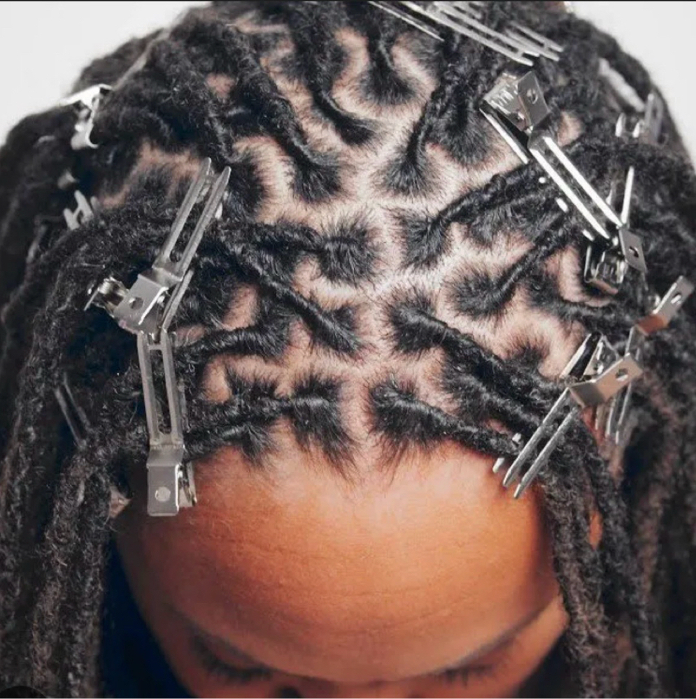 Loc Retwist at Vanité Hair Studio in Colonie, NY