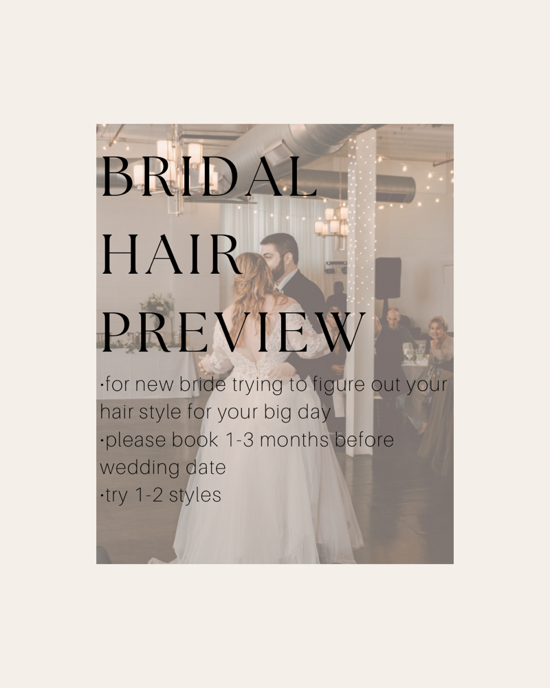 Bridal Hair Preview