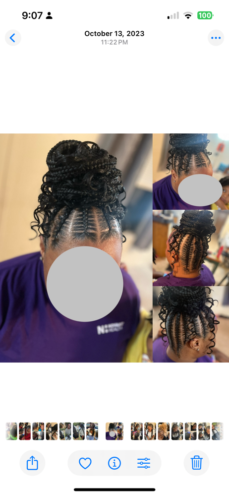 Stitch Braided Updo Bun/ponytail at Ms.BBTB in Bolivia, NC