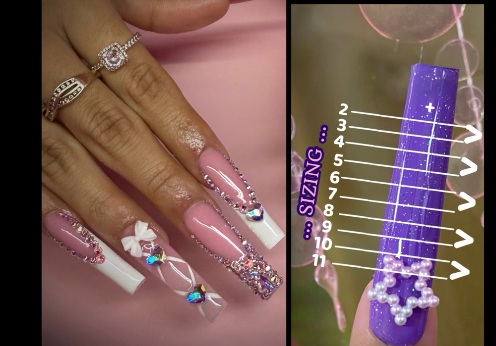 Full Set- Length 3-2 (SIMPLE) at Girl Talk Nail Studio in Arvada, CO