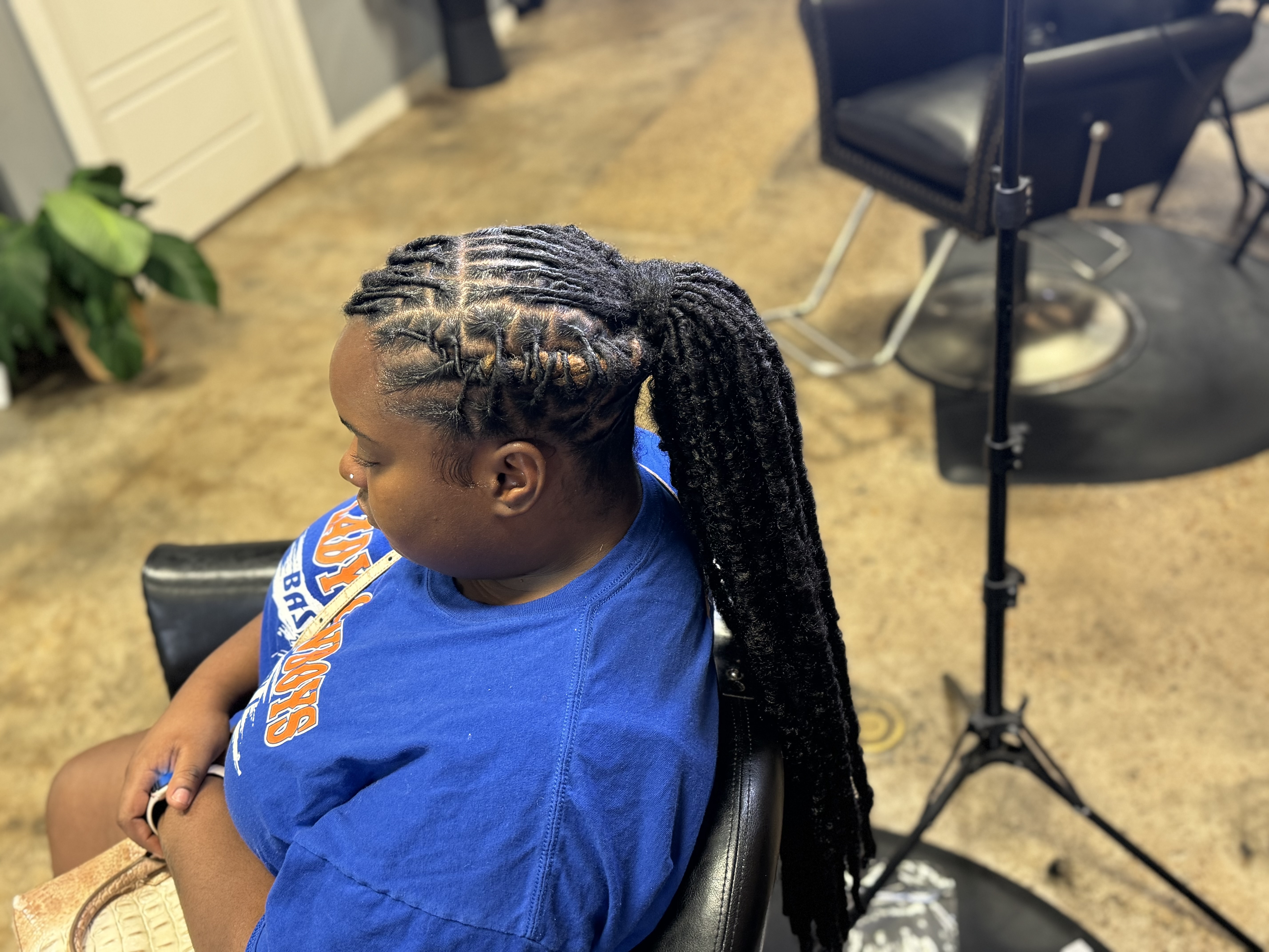 Loc Extended Ponytail at Josiey Styles in Bossier, LA