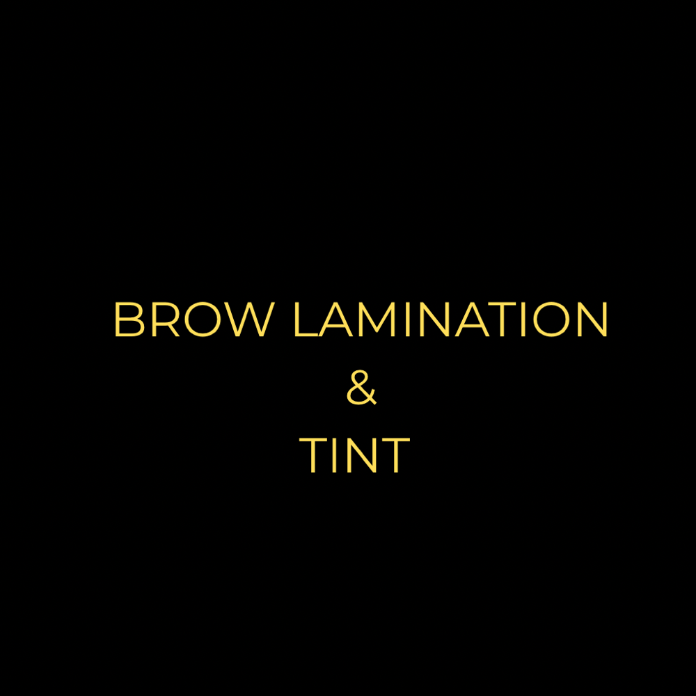Brow Lamination & Tint