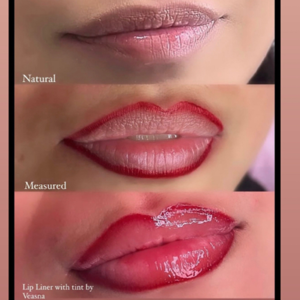 Lip liner at Microblading Beauty in Fresno, CA