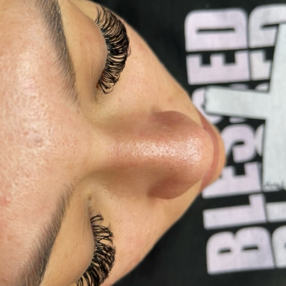 Lash Extension Model at Lashed Out By Jenny in Lubbock, TX