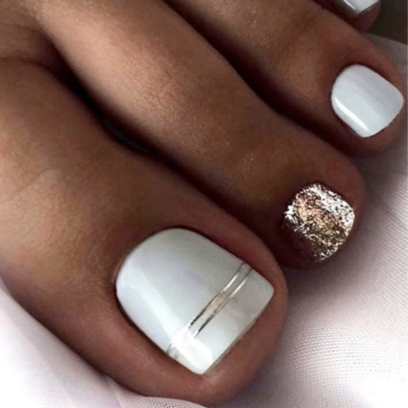 Gel polish toes at I AM SALON, St. George in St. George, UT