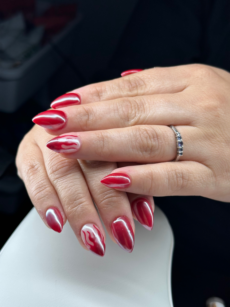 Polygel Acrylic Nails Medium Length at Starquestbeauty in Chesterfield, MI